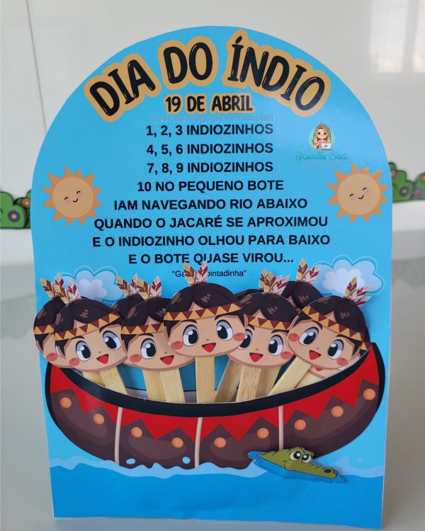 Luva musical: indiozinhos