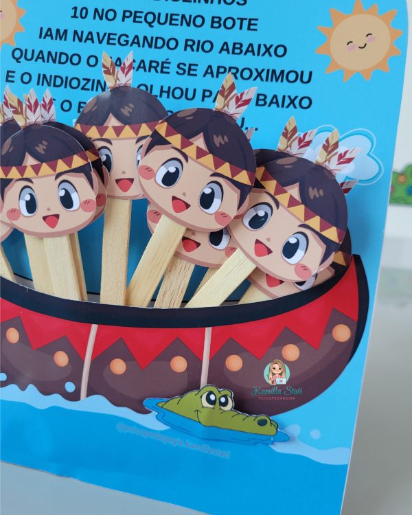 Luva musical: indiozinhos - Imagem 5