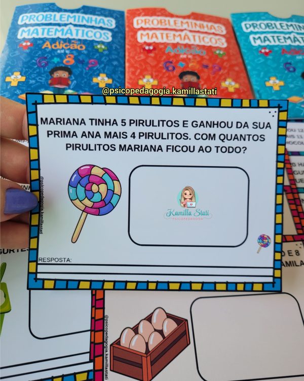 Probleminhas matemáticos de adição - Imagem 3