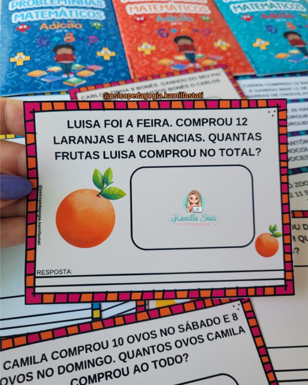 Probleminhas matemáticos de adição - Imagem 4