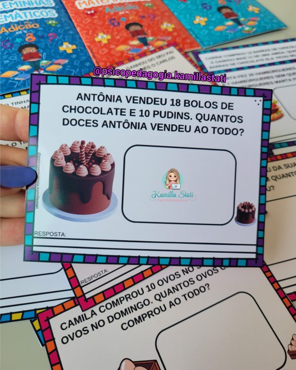 Probleminhas matemáticos de adição - Imagem 5