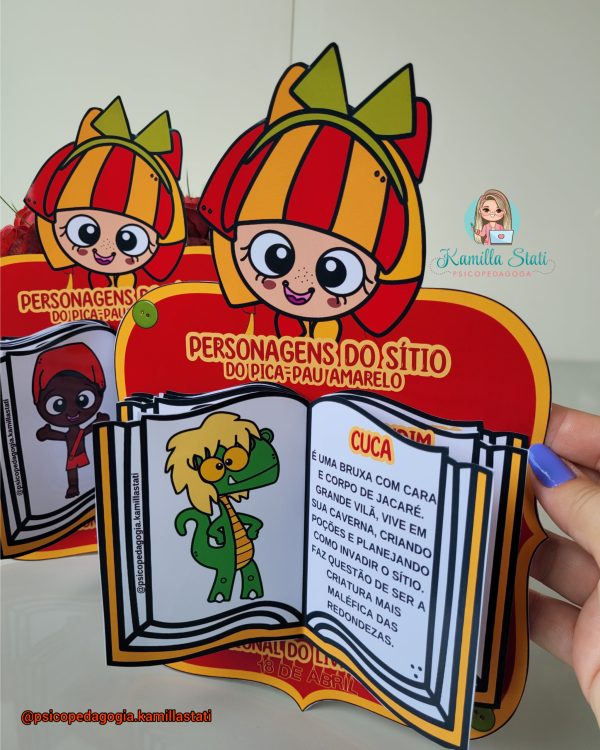 Livrinho interativo: personagens do sítio