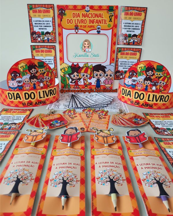 Kit dia nacional do livro infantil