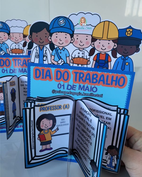 Livrinho interativo: dia do trabalho - Imagem 2