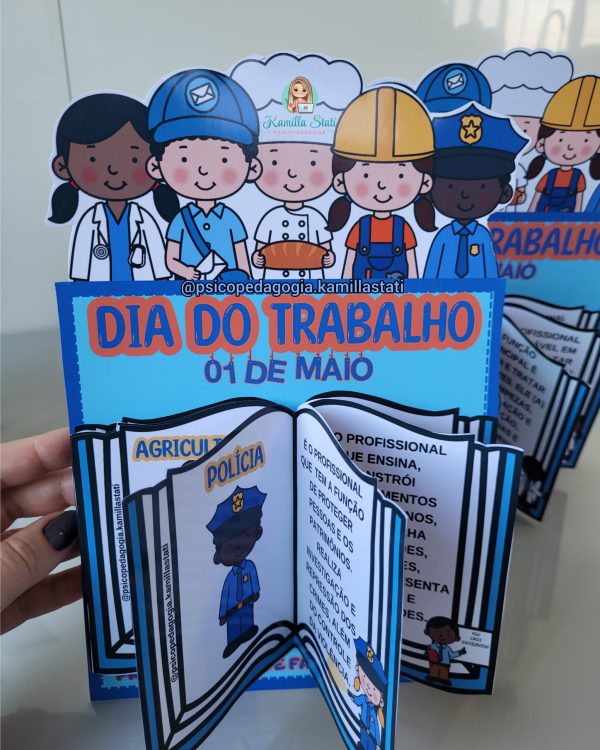 Livrinho interativo: dia do trabalho - Imagem 3