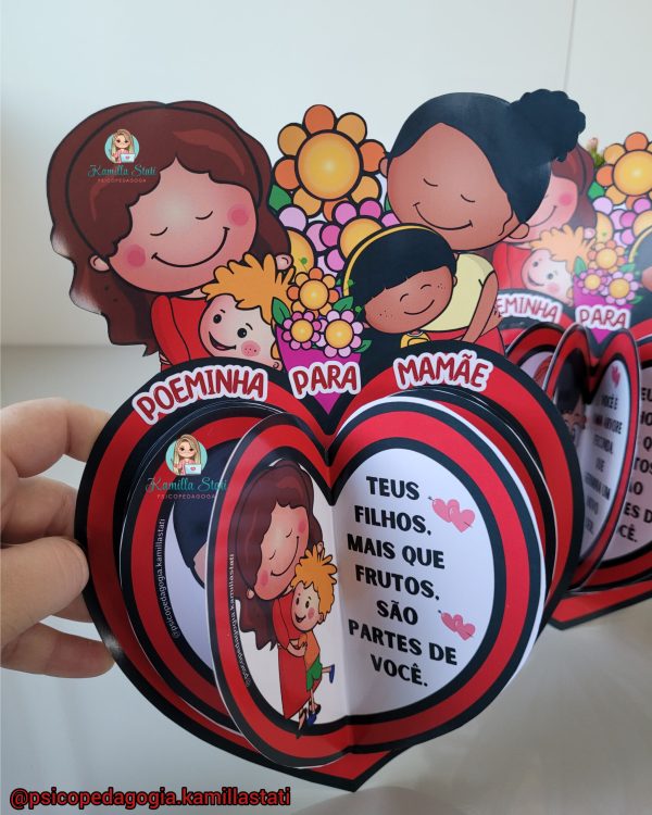 Livrinho interativo: poeminha para mamãe