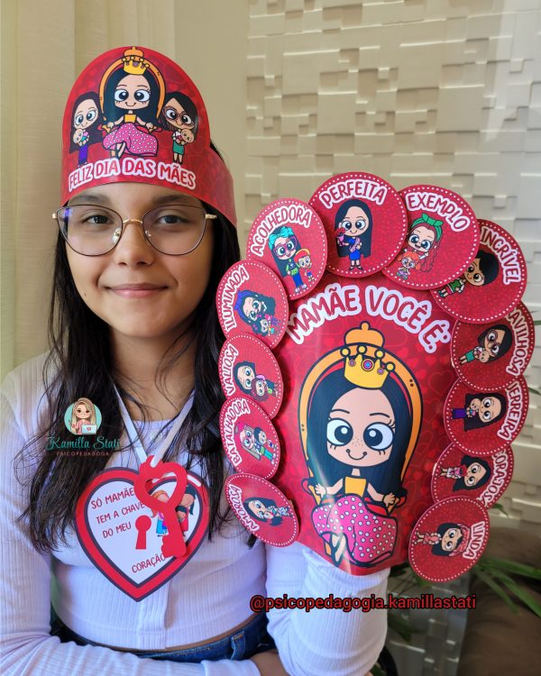 Kit dia das mães vermelho - Imagem 2