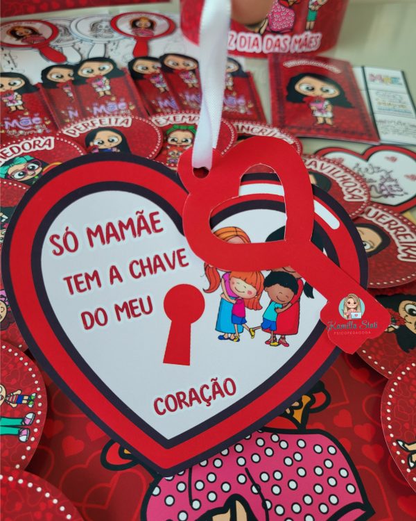 Kit dia das mães vermelho - Imagem 4