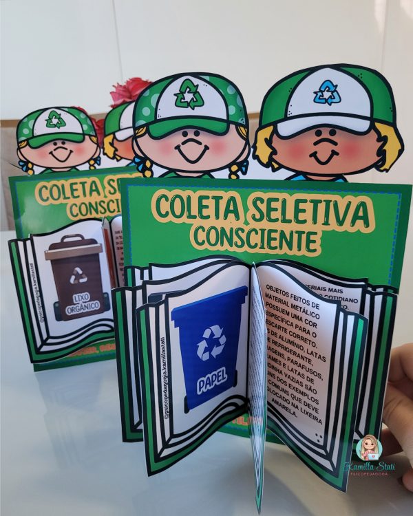 Livrinho interativo: coleta seletiva