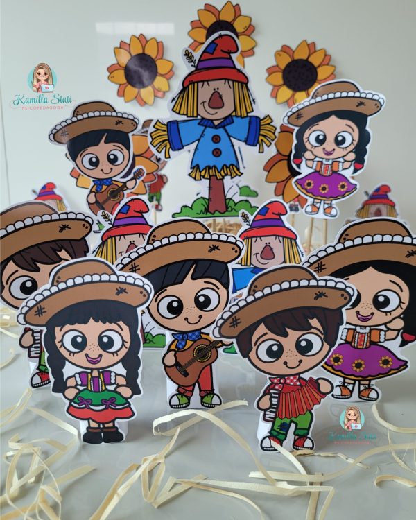 Lembrancinha festa junina: centro de mesa - Imagem 7