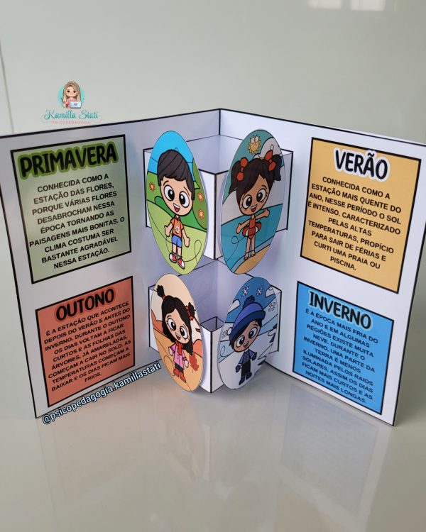 Cartão 3D: quatro estações - Imagem 3