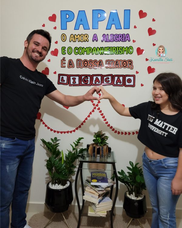 Painel para foto: ligação pai e filho(a) - Imagem 2