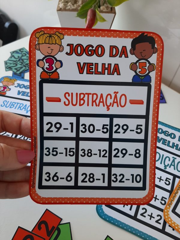 Jogo da velha: adição e subtração - Imagem 4