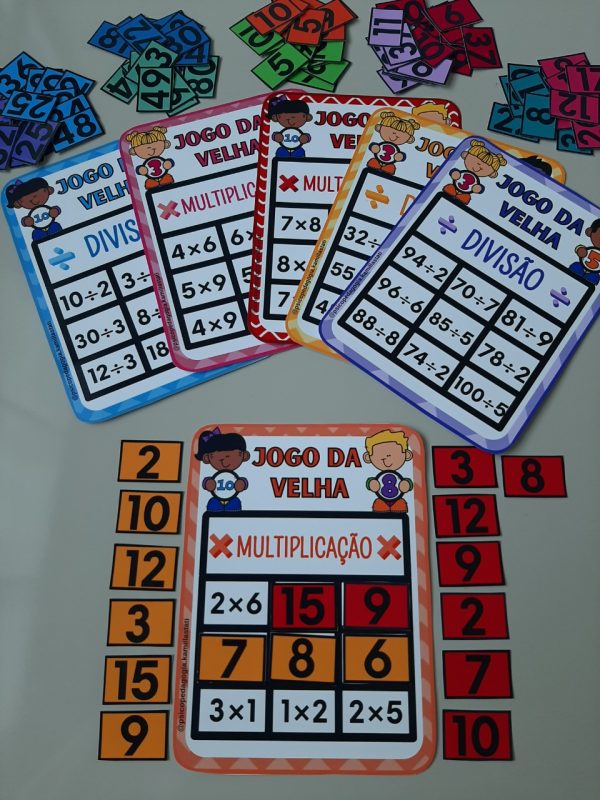 Jogo da velha: multiplicação e divisão - Imagem 4
