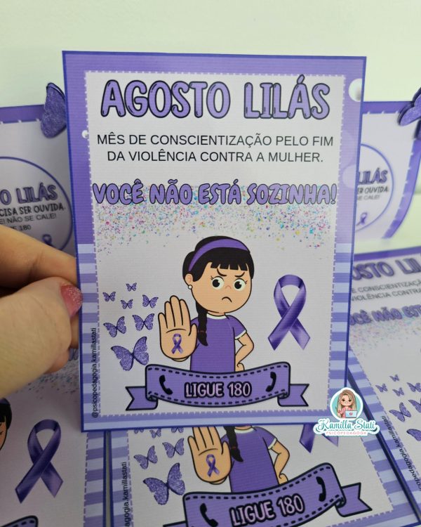 Kit agosto lilás - Imagem 2