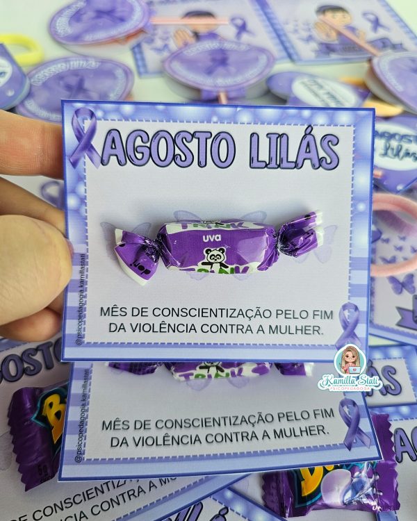 Kit agosto lilás - Imagem 5