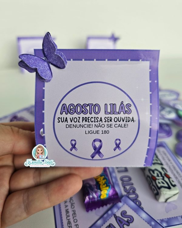 Kit agosto lilás - Imagem 8