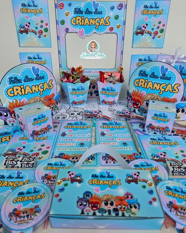 Kit dia das crianças divertidamente