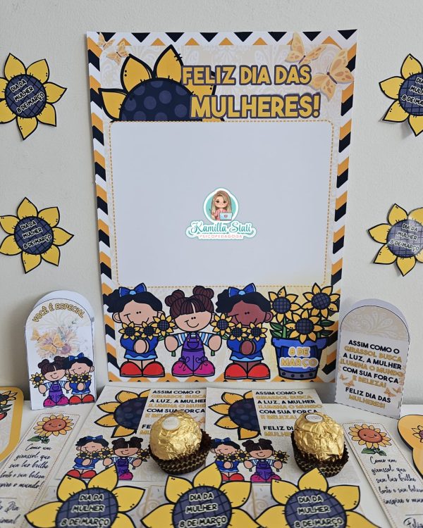 Kit dia da mulher girassol - Imagem 10