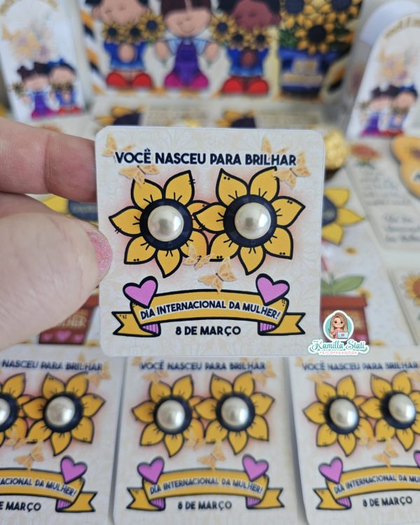 Kit dia da mulher girassol - Imagem 6