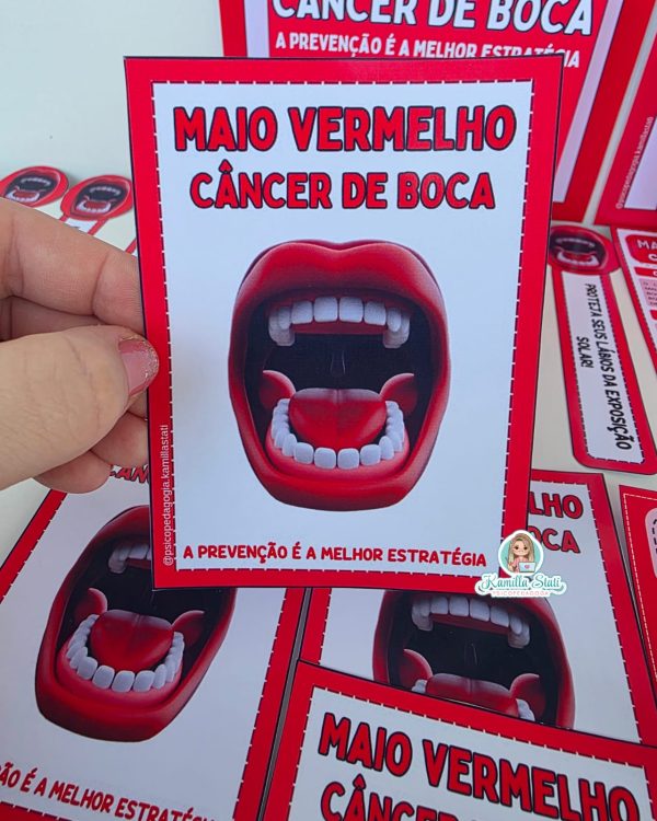 Kit Maio Vermelho: câncer de boca - Imagem 4