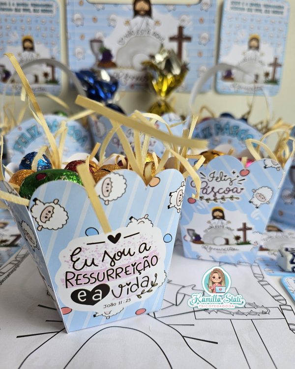 Kit páscoa cristã Jesus - Imagem 7