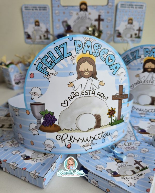 Kit páscoa cristã Jesus - Imagem 8