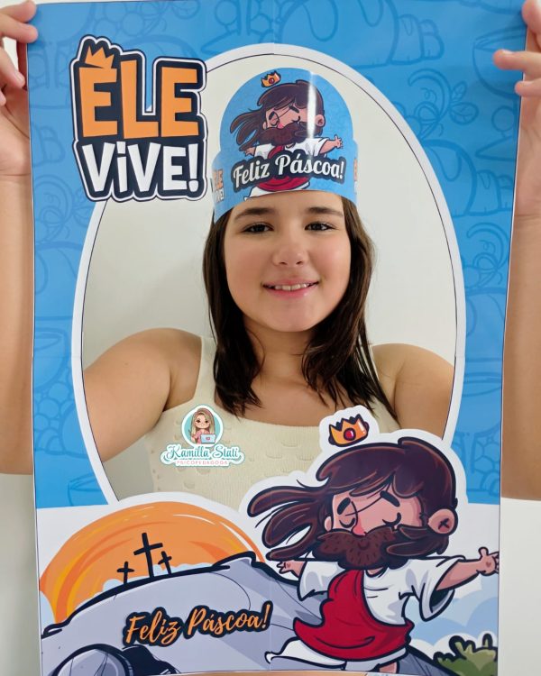 Kit páscoa cristão Ele Vive - Imagem 10