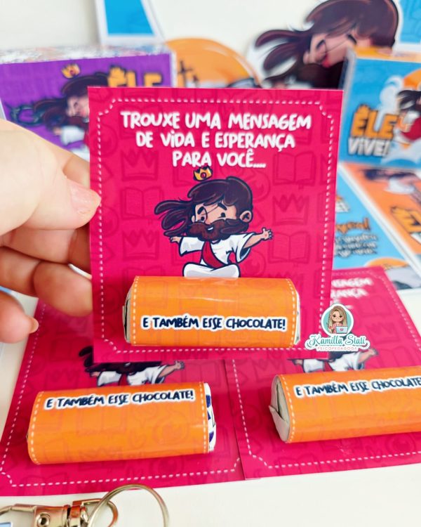 Kit páscoa cristão Ele Vive - Imagem 4