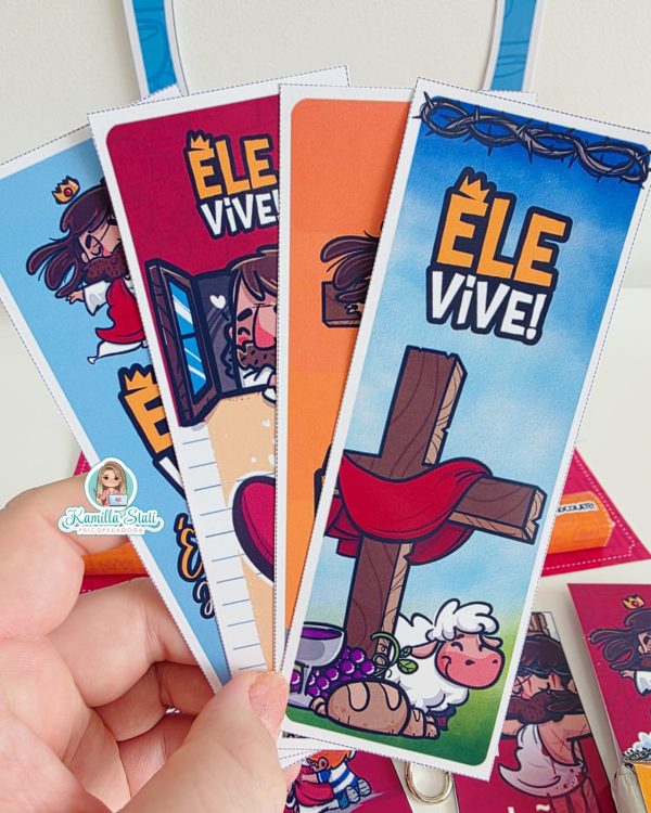 Kit páscoa cristão Ele Vive - Imagem 5