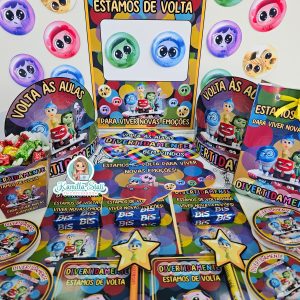 Kit volta às aulas divertidamente