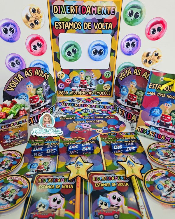Kit volta às aulas divertidamente
