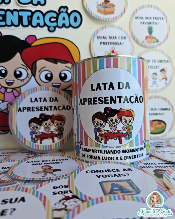 Lata da apresentação
