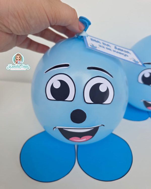 Lembrancinha dia da água com bexiga - Imagem 2