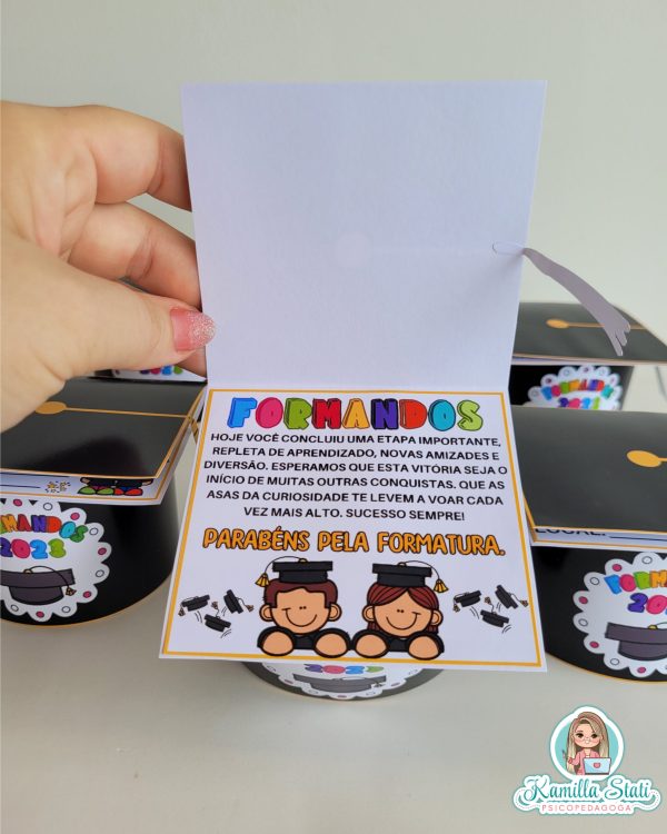Lembrancinha de formatura capelo 2024 - Imagem 7
