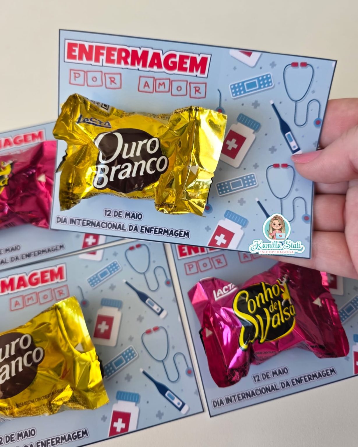 Lembrancinhas dia da enfermagem - Abc Pedagógico Infantil