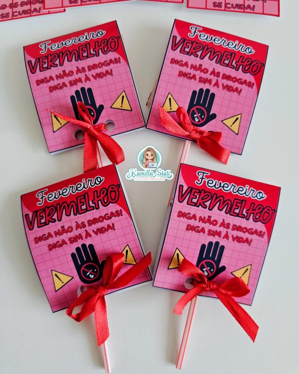 Lembrancinhas fevereiro vermelho - Imagem 2