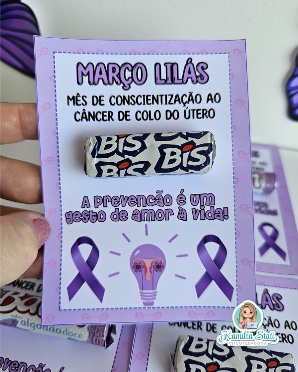 Lembrancinhas março lilás - Imagem 2