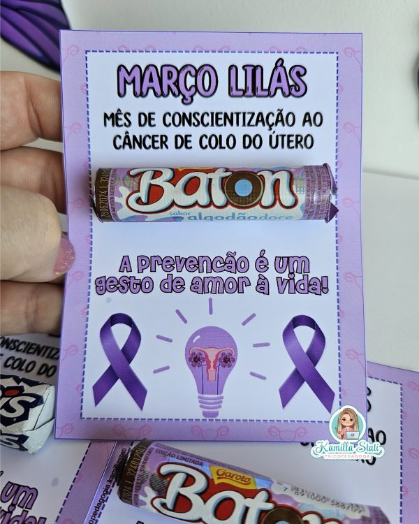 Lembrancinhas março lilás - Imagem 3