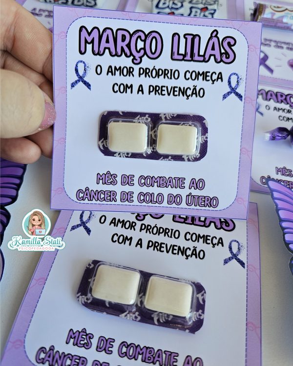 Lembrancinhas março lilás - Imagem 4