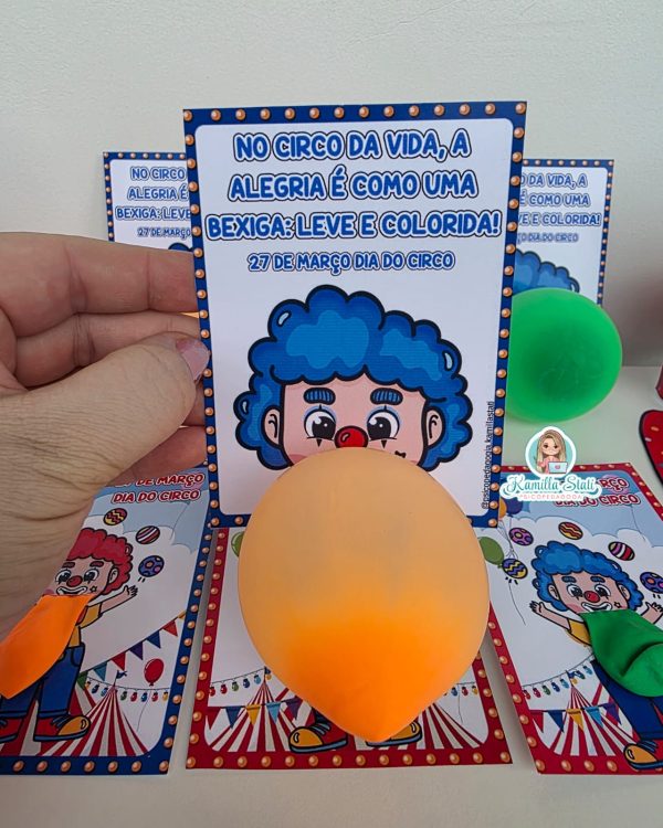 Lembrancinhas palhaço: dia do circo - Imagem 2
