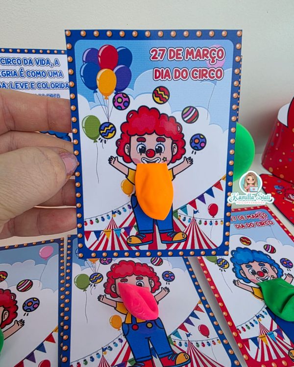 Lembrancinhas palhaço: dia do circo - Imagem 7