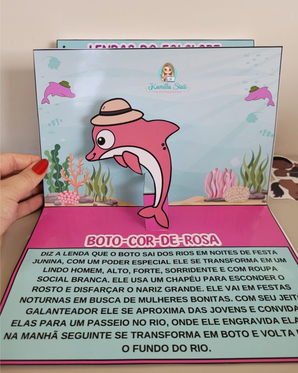 Livro 3D lendas do folclore - Imagem 2