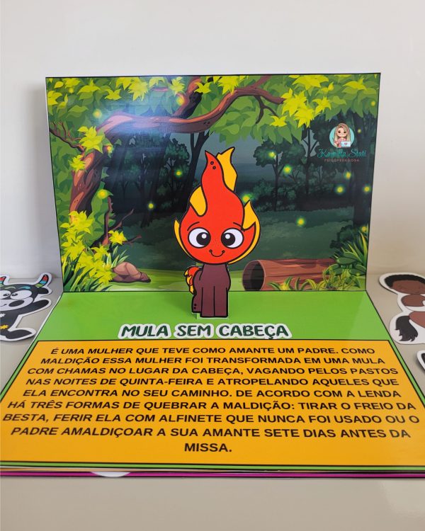 Livro 3D lendas do folclore - Imagem 10
