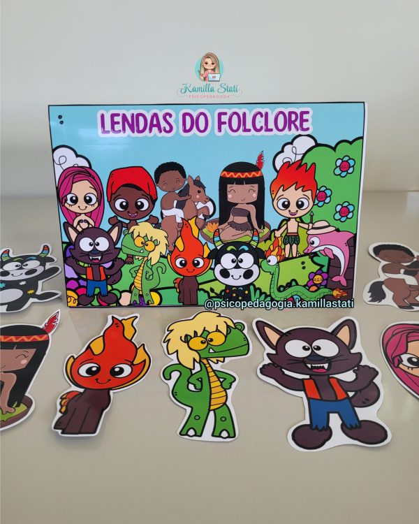 Livro 3D lendas do folclore - Imagem 3