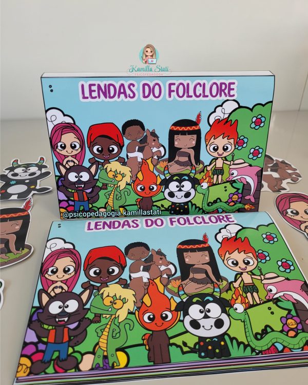 Livro 3D lendas do folclore