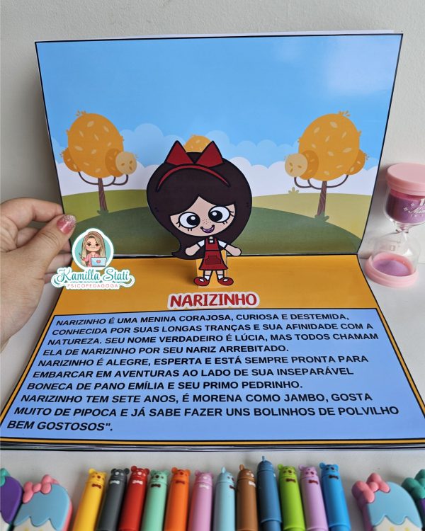Livro 3D sítio do pica-pau amarelo - Imagem 2