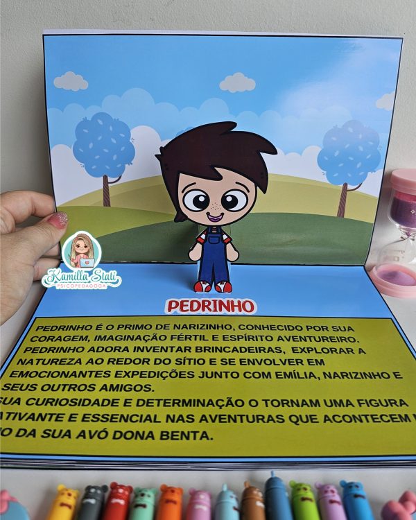 Livro 3D sítio do pica-pau amarelo - Imagem 3
