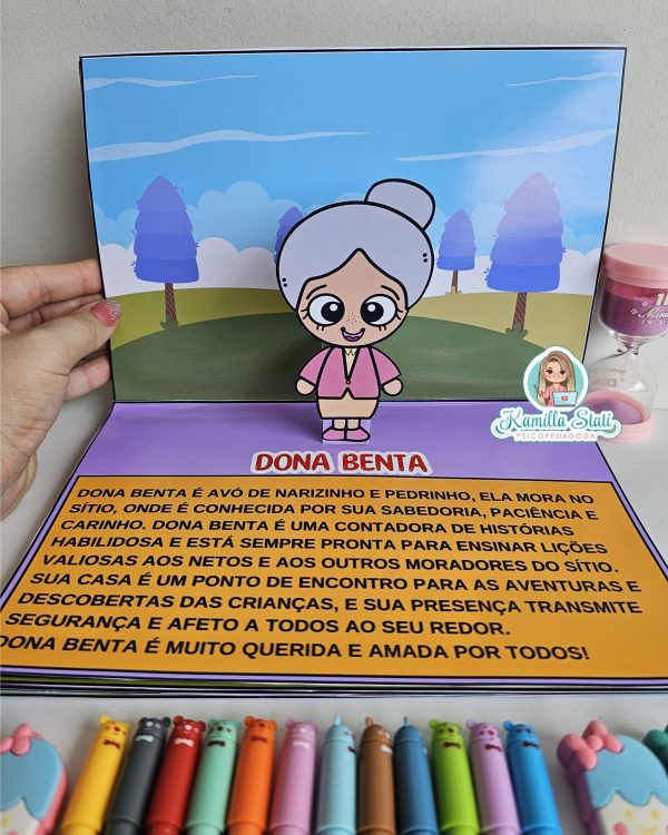 Livro 3D sítio do pica-pau amarelo - Imagem 4