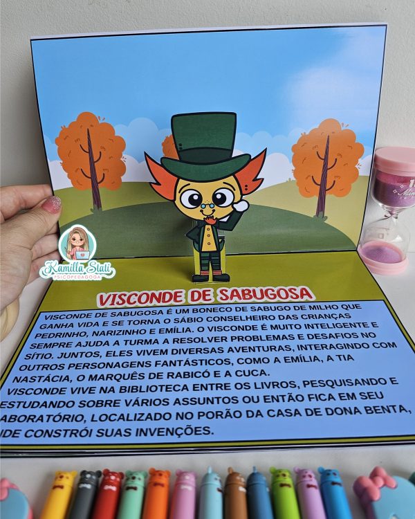 Livro 3D sítio do pica-pau amarelo - Imagem 5